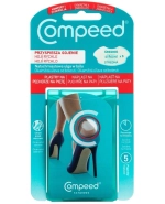 Compeed, plastry na pęcherze na piętę, średnie, 5 sztuk