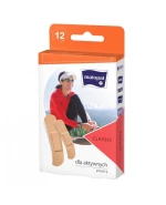 Matopast Classic, plasty z opatrunkiem dla aktywnych, 12 sztuk