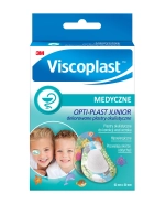 Viscoplast Opti-plast Junior, plastry okulistyczne dla dzieci, dekorowane, 62 mm x 50 mm, 10 sztuk