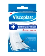 Viscoplast Prestovis Plus, plaster do cięcia, bardzo mocny, biały, 1 m x 8 cm, 1 sztuka