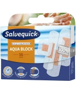 Plastry Salvequick, Aqua Block, 16 sztuk