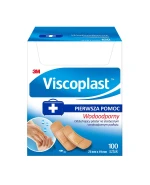 Viscoplast Wodoodporny, plastry z mikroperforacją, 72 mm x 19 mm, 100 sztuk