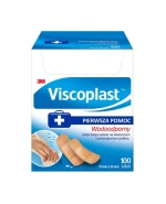 Viscoplast Wodoodporny, plastry z mikroperforacją, 72 mm x 25 mm, 100 sztuk