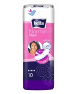 Bella Normal, podpaski higieniczne Softiplait, anatomiczne, Maxi, 10 sztuk