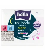 Bella Perfecta Ultra, podpaski higieniczne ze skrzydełkami, ekstra długie, Night, 7 sztuk