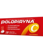 Polopiryna C 500 mg + 200 mg, 18 tabletek musujących