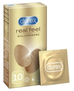 Durex Real Feel, prezerwatywy nielateksowe gładkie, 10 sztuk