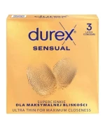 Durex Sensual, prezerwatywy supercienkie, 3 sztuki
