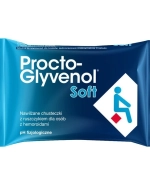 Procto-Glyvenol Soft, nawilżane chusteczki z ruszczykiem dla osób z hemoroidami, 30 sztuk