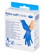 Peha-soft nitrile fino, rękawice nitrylowe, niejałowe, niepudrowane, rozmiar L, 10 sztuk