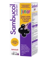 Sambucol Junior, płyn dla dzieci po 6 roku życia i dorosłych, 120 ml