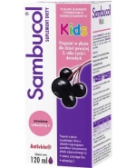 Sambucol Kids, płyn dla dzieci po 3 roku życia i dorosłych, 120 ml
