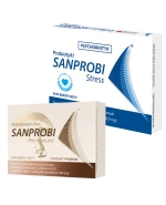 Sanprobi Pro-Immune 40 kapsułek + Sanprobi Stress Psychobiotyk, 20 kapsułek