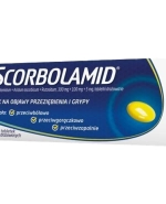 Scorbolamid 300 mg +100 mg + 5 mg, 40 tabletek drażowanych