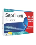 Septinum silver, 36 pastylek do ssania