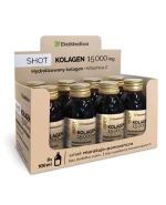 EkaMedica Shot Kolagen 15 000 mg z witaminą C, smak marakuja-pomarańcza, 8 x 100 ml