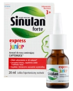Sinulan Express Forte Junior, aerozol do nosa dla dzieci od 3 roku życia, 20 ml