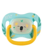 Canpol Babies, smoczek uspokajający, 0-6 miesięcy, silikonowy, symetryczny, świecący w ciemności, Exotic Animals, koala, 1 sztuka