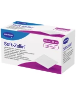 Soft-Zellin, kompres nasączony alkoholem, 6 cm x 3 cm, 100 sztuk