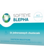 Softeye Belpha +, chusteczki okulistyczne, 14 sztuk + ogrzewalny kompres na oko, 1 sztuka
