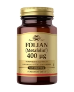 Solgar Folian (Metafolin), 400 µg, 50 tabletek