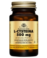 Solgar L-Cysteina 500 mg, 30 kapsułek roślinnych