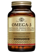 Solgar Omega 3 Naturalne Źródło EPA i DHA, 60 kapsułek