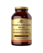 Solgar Witamina C 500 mg, smak żurawinowo-malinowy, 90 pastylek do ssania
