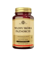 Solgar Włosy Skóra Paznokcie z biotyną, 120 tabletek
