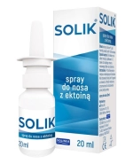 Solik, spray do nosa z ektoiną, 20 ml