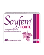Soyfem Forte 230,8 mg,  na objawy menopauzy, 30 tabletek powlekanych