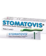 Stomatovis, ochronna pasta stomatologiczna na afty, 5 ml