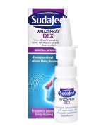 Sudafed XyloSpray DEX (1 mg + 50 mg)/ml, aerozol do nosa dla dzieci od 6 lat i dorosłych, 10 ml