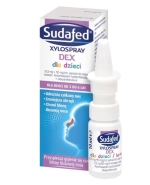 Sudafed XyloSpray DEX dla dzieci (0,5 mg + 50 mg)/ml, aerozol do nosa, 2-6 lat, 10 ml