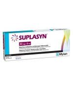 Suplasyn 20 mg/2 ml, roztwór do iniekcji, 1 ampułkostrzykawka