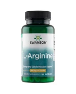 Swanson L-Arginine, L-arginina, 100 kapsułek
