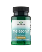 Swanson Melatonin, melatonina 1 mg, 120 kapsułek
