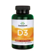 Swanson D3, witamina D 2000 IU, 250 kapsułek