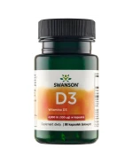 Swanson D3, witamina D 4000 IU, 90 kapsułek żelowych