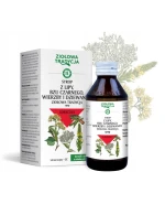 Ziołowa Tradycja Syrop z lipy bzu czarnego, wierzby i dziewanny, 125 g