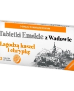 Tabletki Emskie z Wadowic, smak pomarańczowy, 12 tabletek do ssania