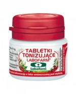 Tabletki tonizujące, 150 mg + 30 mg + 100 mg + 40 mg, 20 tabletek