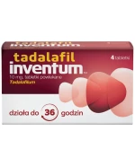 Tadalafil Inventum 10 mg, 4 tabletki