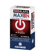 Tadalafil Maxon 10 mg, 4 tabletki powlekane