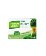 Tantum Verde 3 mg, smak miętowy, 30 pastylek twardych