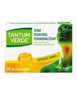 Tantum Verde 3 mg, smak miodowo-pomarańczowy, 30 pastylek