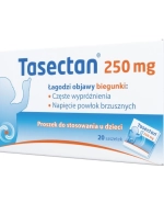 Tasectan 250 mg, proszek do stosowania u dzieci, 20 saszetek