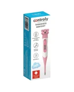 Controly Babysoft, termometr, różowy, 1 sztuka