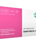 LabHome Babycheck-1, WB test ciążowy z krwi pozyskanej z nakłucia palca, 1 sztuka