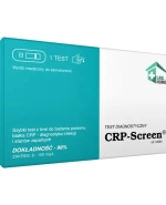 CRP-Screen, ultraczuły (8-100 mg/L) test CRP z krwi, 1 sztuka LabHome